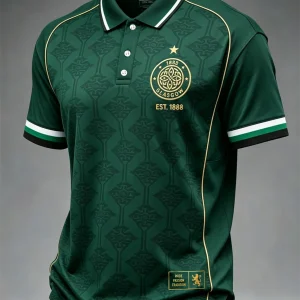 Men's Scottish Print polo shirt