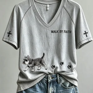 Naisten Walk By Faith Schnauzer Dog & Puw