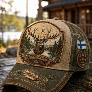 Suomalainen metsästyskausi unisex-hattu