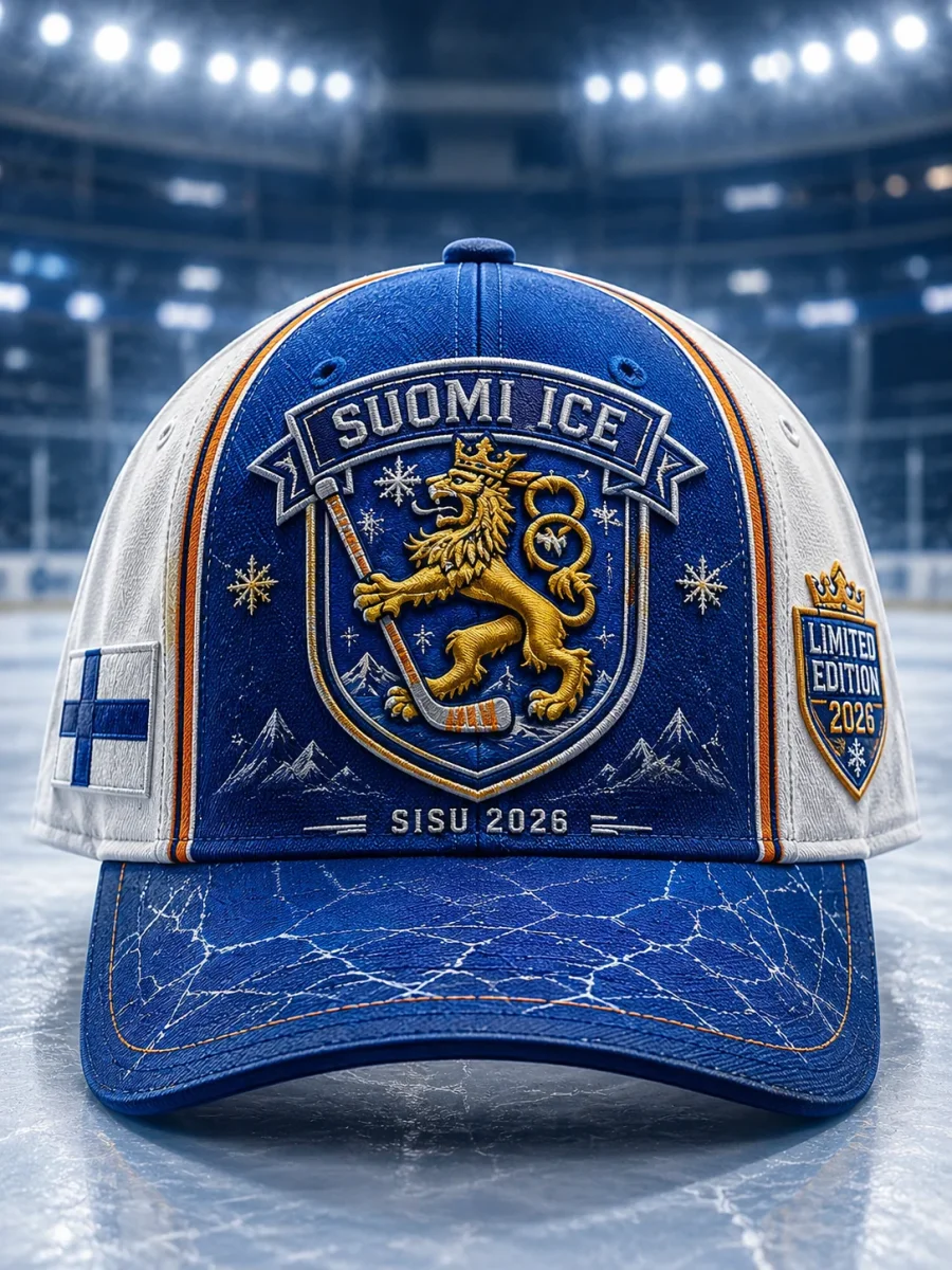 Suomalainen jääkiekko unisex-pipo