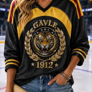 Gävle Golden Tiger Hockey T-shirt med V-ringning