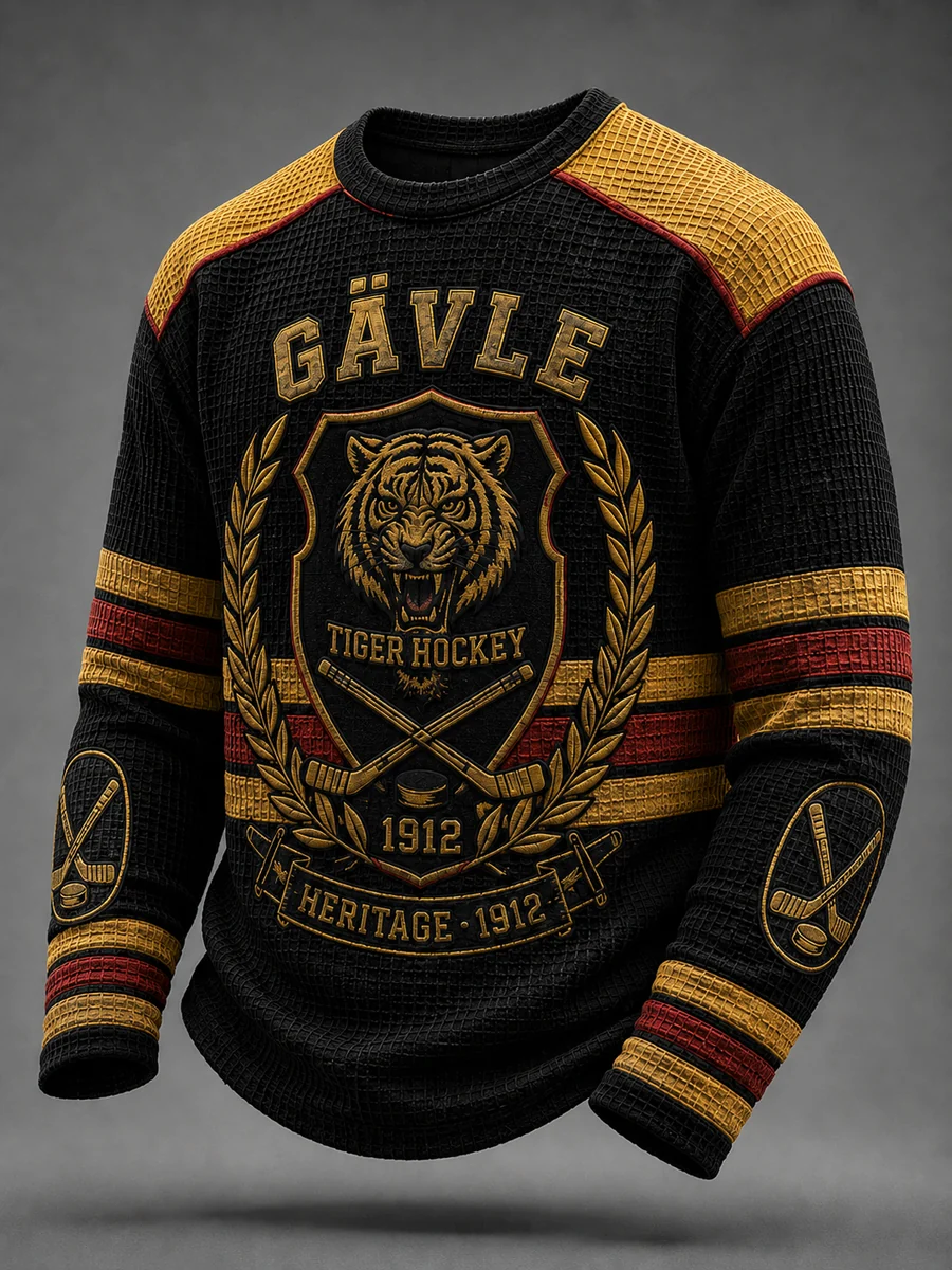 Gävle Tiger Ice Club Våffelstickad T-shirt - Image 2