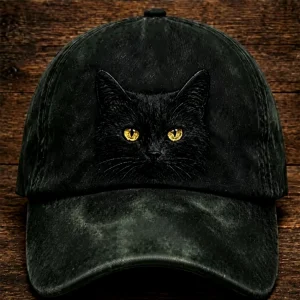 Unisex Söpö kissa painettu hatti