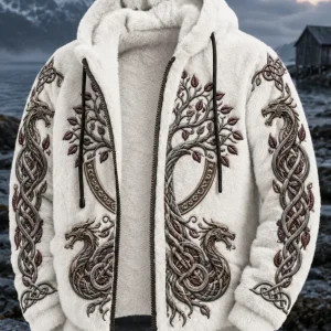 Miesten viikinkikuosillinen flanellitakki